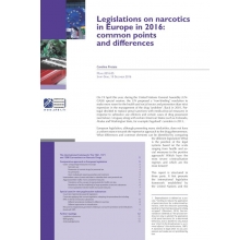 Legislations on narcotics in Europe in 2016
